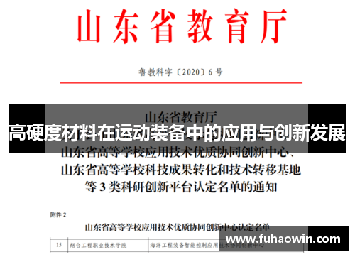 高硬度材料在运动装备中的应用与创新发展